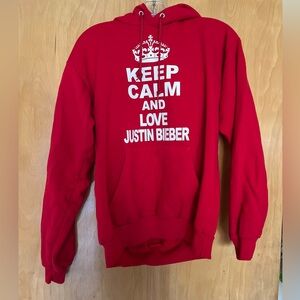 Keep Calm and Love Justin Bieber sweatshirt